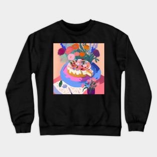 Morning tea in the garden II Crewneck Sweatshirt